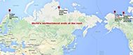 The world's northernmost road ends The world's northernmost road ends